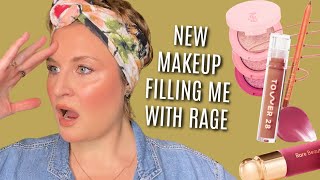 TRYING NEW MAKEUP | JONES ROAD | RARE BEAUTY | TOWER 28 | KAJA