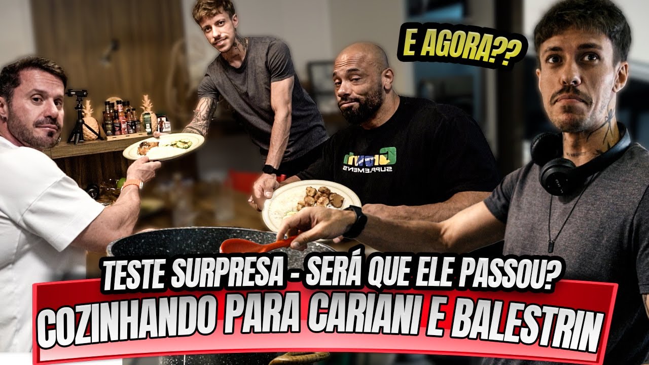 PROVA DA COZINHA - CARIANI E BALESTRIN TESTARAM O ANÔNIMO!