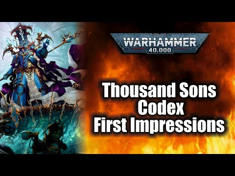 *NEW* Thousand Sons 9th Edition Codex - Review