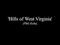 James Gale - 'Hills of West Virginia' (Phil Ochs)