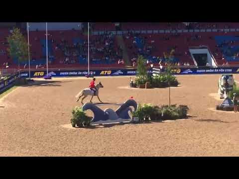 Max Kühner und Chardonnay bei der EM 2017 in Göteborg (SWE) - EQWOtv