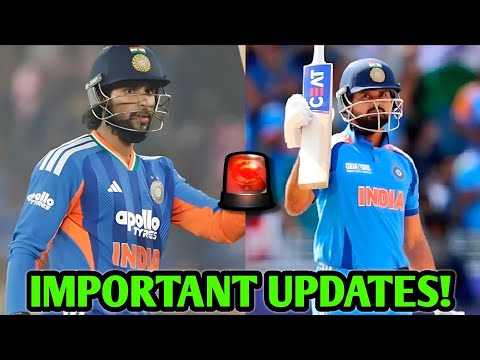 IMPORTANT UPDATES on Tilak Varma & Shreyas Iyer 🚨 India Vs NZ T20I Cricket News Facts