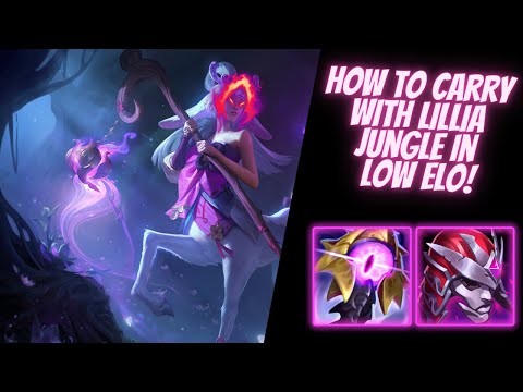 How to Carry With Lillia Jungle in Low Elo Riftmaker - Season 11 League of Legends