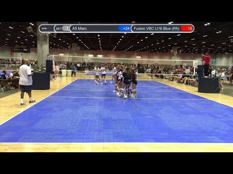 A5 Marc vs Fusion VBC U16 Blue (PA), 2021-06-26, Match 1