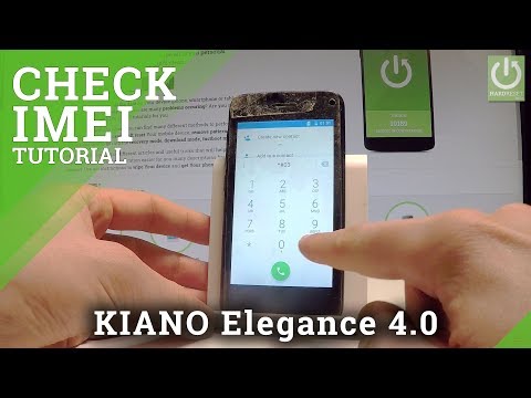 How to Check IMEI on KIANO Elegance 4.0