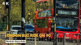 🔴 LIVE | London Bus Ride 90: Northolt to Hayes Asda | Sunny April 2026