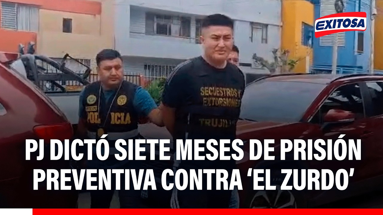 🔴🔵 PJ dictó siete meses de prisión preventiva contra 'El Zurdo'