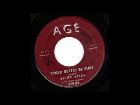 Thumbnail for Ricky Allen - You'd Better Be Sure (AGE) by Rick Allen, NWA, Cher