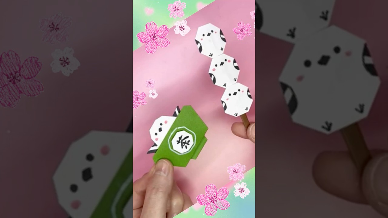 #Shorts ＃折り紙　#おもちゃ箱 　#シマエナガ　#お花見