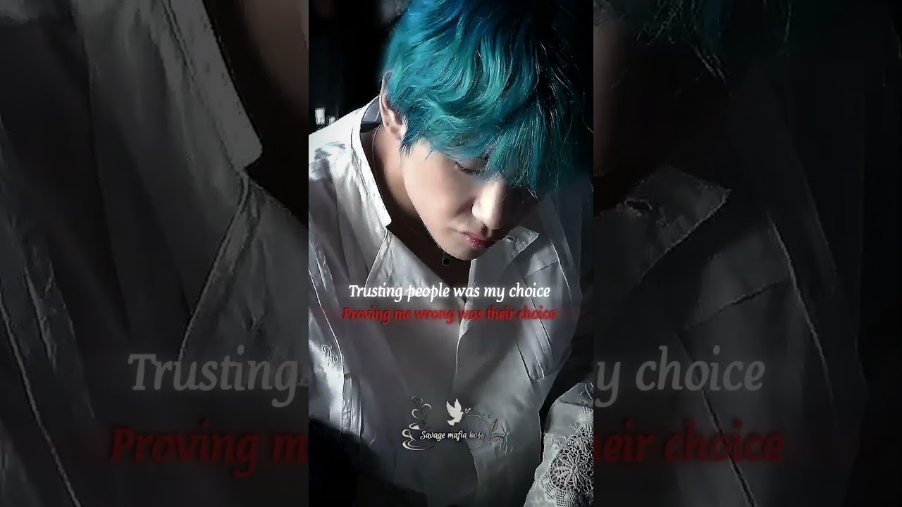 trusting people was my choice 🥀#bts #taehyung #viral #tranding @DADDY_YOONGI_07
