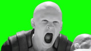 Feyd-Rautha screaming Dune Part Two green screen