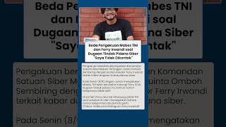 Ferry Irwandi Siap Hadapi dengan Tenang soal Dugaan Tindak Pidana Siber yang Dituduhkan Mabes TNI