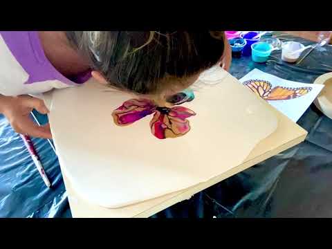 #37 Making a butterfly with the bloom technique!