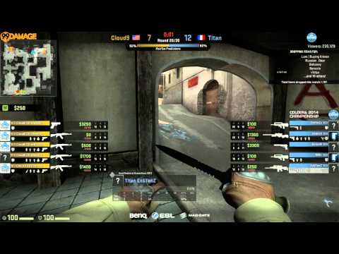 Titan vs. Cloud9 | Gruppe D, ESL One Cologne 2014 | de_dust2