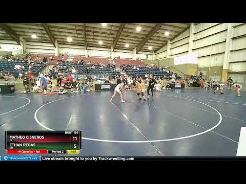 98 Lbs Champ. Round 1 - Matheo Cisneros, FL Vs Ethan Regas, OR A5c0