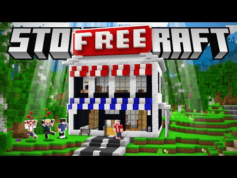 LOJA "GRATIS" DE MINÉRIOS (só chegar e pegar) - StonksCraft #41 -Dlet-