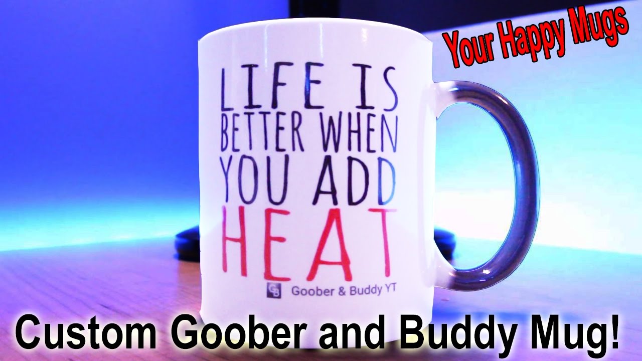 Your Happy Mugs - Custom Goober and Buddy Color Changing Mug (MERCH)