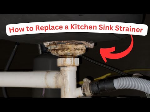 How to Replace a Kitchen Sink Strainer 💧🔧 | Easy DIY Leaking Plumbing Fix | Step-by-Step Instruction
