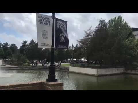 Fountain at Mahalia Jackson Theatre ~ New Orleans