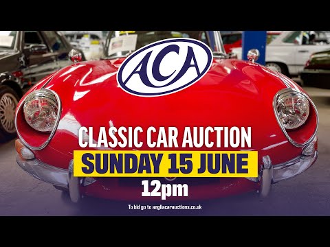 LIVE CLASSIC CAR AUCTION! Anglia Car Auctions June 2025 sale - Day Two