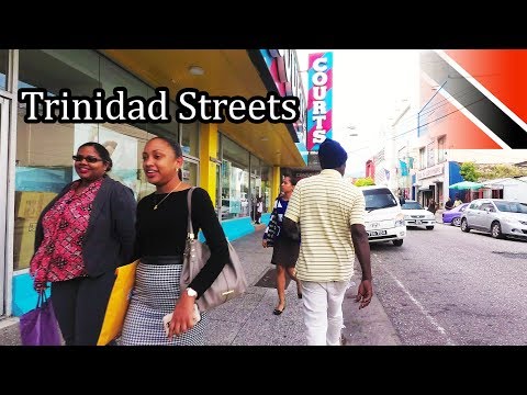 Walking TRINIDAD Streets - Capital Port of Spain (4K) - Sept 2017