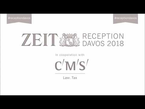 ZEIT RECEPTION Davos 2018 – Values Under Pressure: The Role of Ethics in Business