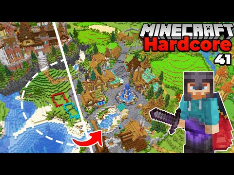 I Spent 100 Days Building a Village in Hardcore Minecraft Survival