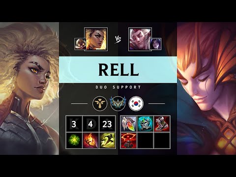 Rell Support vs Rakan - KR Challenger Patch 25.21