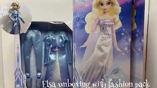 DISNEY CLASSIC ELSA DOLL UNBOXING/ REVIEW WITH ACCESSORY PACK