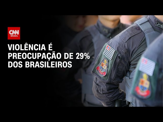 Pesquisa Genial/Quaest: Violência é maior preocupação dos brasileiros | CNN 360°