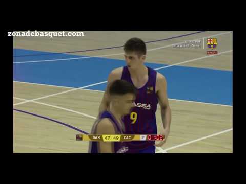 LEB ORO 18/19 | Leandro Bolmaro (Barcelona B), partido ante Cáceres