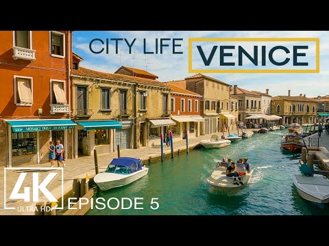 Discovering the City Life & Landmarks of VENICE in 4K | Traveling Around Europe - Part #5