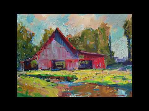 A Collection of Plein Air and Studio Impressionist Oil Paintings by Kyle Buckland