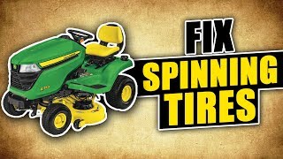 How to Fix Your Lawn Mower Tires from Spinning and Getting No Traction