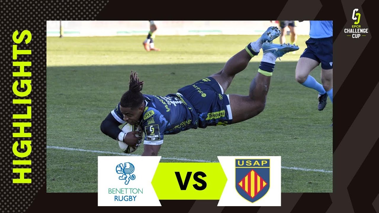 Extended Highlights - Benetton Rugby v USAP | EPCR Challenge Cup 2025/26