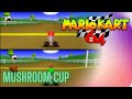 Mario Kart 64 Split Screen Multiplayer Mushroom Cup