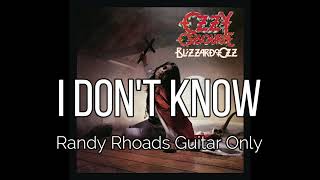 Download lagu Ozzy Osbourne - I Don't Know (Randy Rhoads Guitar Only) mp3 Download lagu Ozzy Osbourne - I Don't Know (Randy Rhoads Guitar Only) mp3