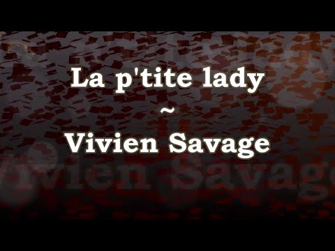 Prompteur karaoké - Stéfane Lyre - La p'tite lady - Vivien Savage