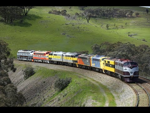 Streamliners Australia 2016 - part 2 -  movement of locomotives from Parkes to Goulburn