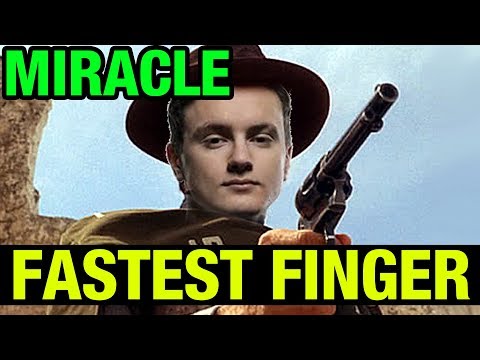 FASTEST FINGERS OF DOTA - MIRACLE- SNIPER - Dota 2