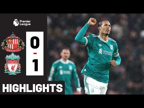 VAN DIJK! Sunderland vs Liverpool 0-1 HIGHLIGHTS & GOALS Full Premier League 25/26