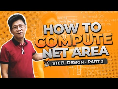 CE Board Exam Review: How to Compute the Net Area (Steel Design) #Part2