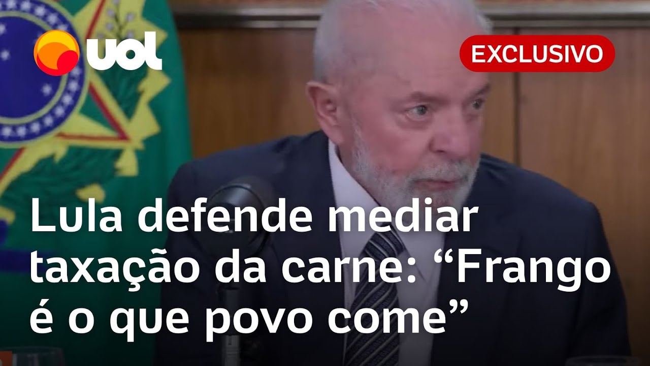 Lula defende mediar taxa da carne: 'Tem a consumida por gente de padrão alto e a que o povo consome'