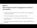 Sex Industry In China