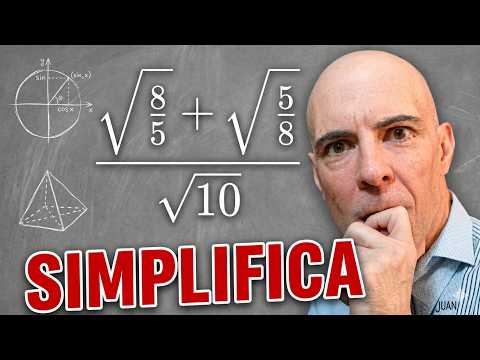 CÓMO SIMPLIFICAR UNA FRACCIÓN CON RAÍCES CUADRADAS