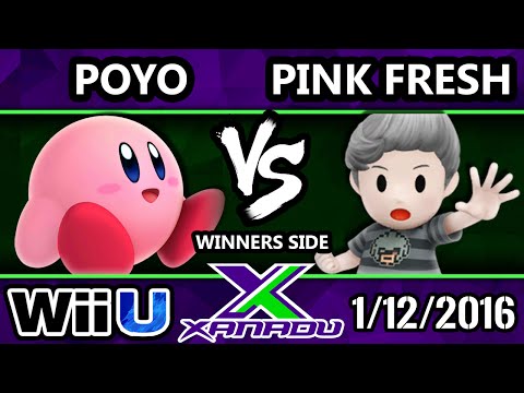 S@X 132 - Pink Fresh (Lucas) Vs. Poyo (Kirby) SSB4 Tournament - Smash Wii U - Smash 4