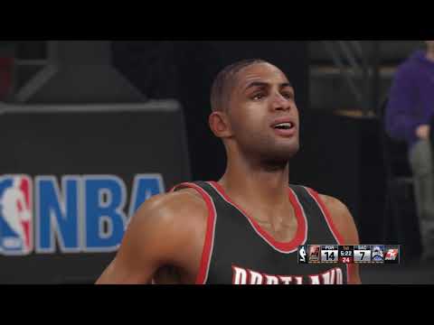 NBA 2K15 Season mode gameplay: Portland Trail Blazers vs Sacramento Kings - (PS4 HD) [1080p60FPS]