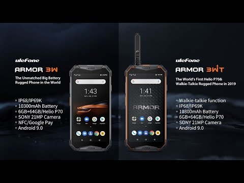 World’s First Helio P70&Walkie-Talkie Rugged Phone Ulefone 3W/3WT Official Introduction Video