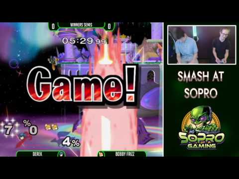 SoPro 37 SSBM - Derek (Marth) Vs. Bobby Frizz (Fox) Winners Semis