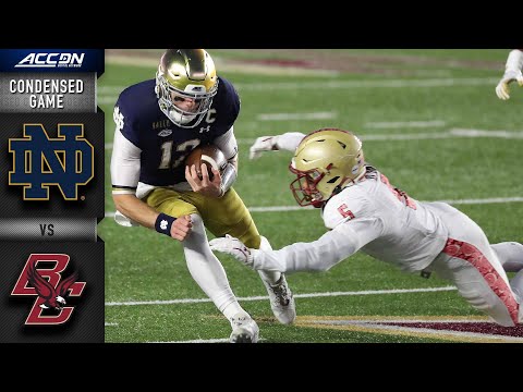 Notre Dame vs. Boston College Condensed Game | 2020 ACC Football